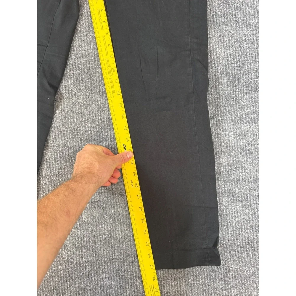 Express Innovator Pants Mens 30x27 Black Slim Chino Dress Trousers Stretch